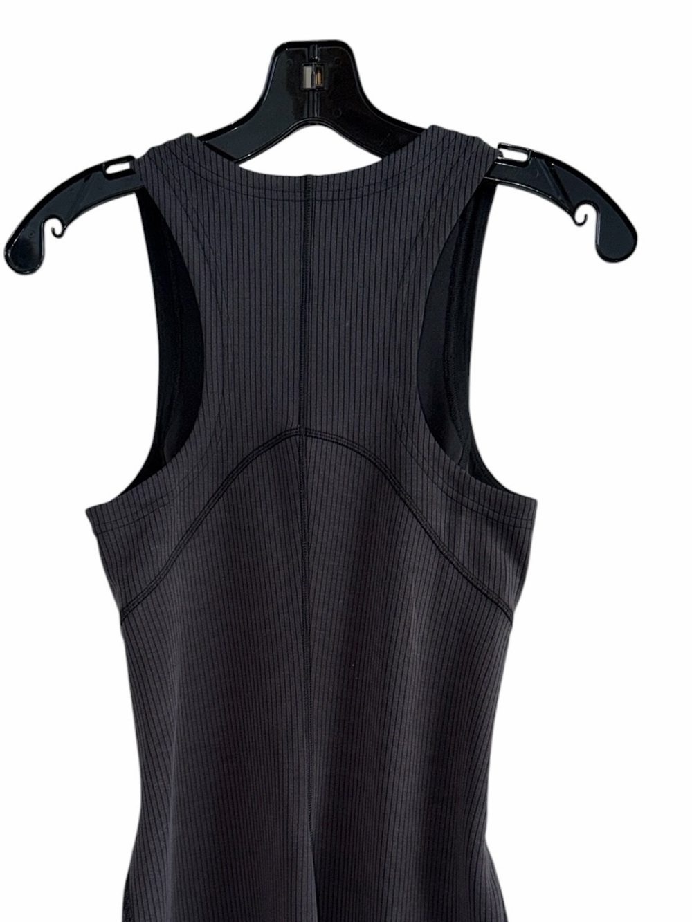 Lululemon Women Ribbed Softstreme Slim-Fit Tank Top Black Dress Size 4 - Picture 7 of 12
